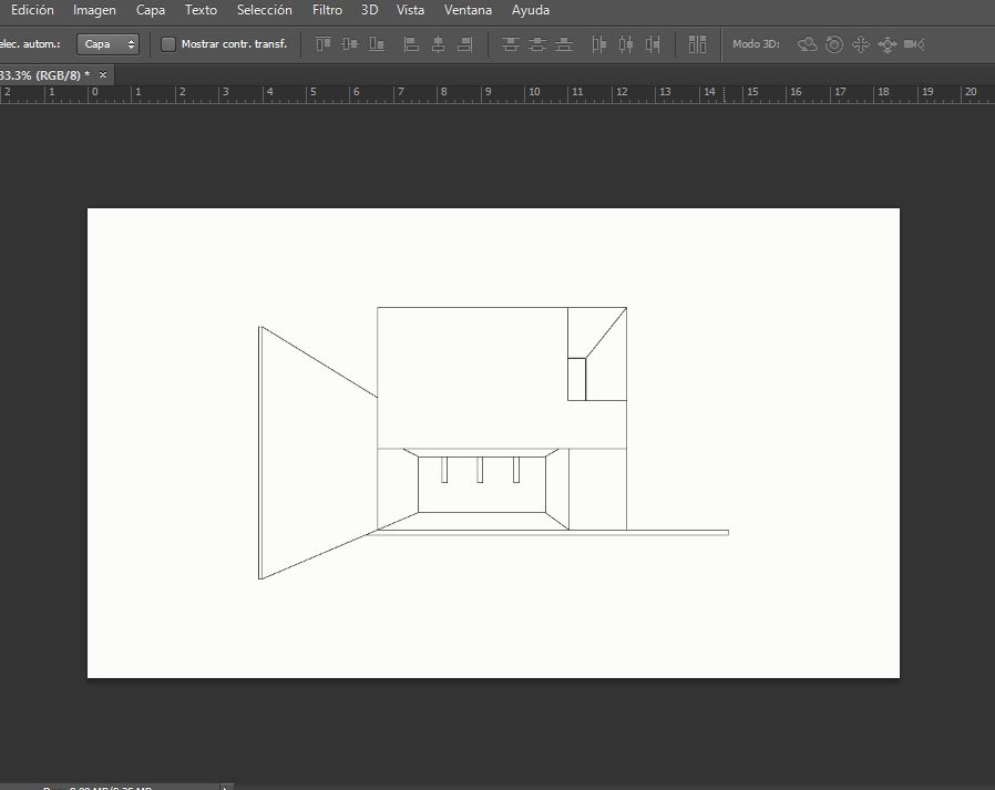 Renderizado con Photoshop | Fachadas 2 1 1 1