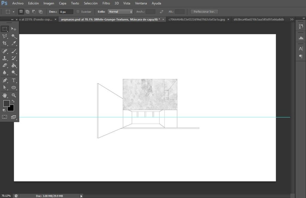 Renderizado con Photoshop | Fachadas 6 5 1 1