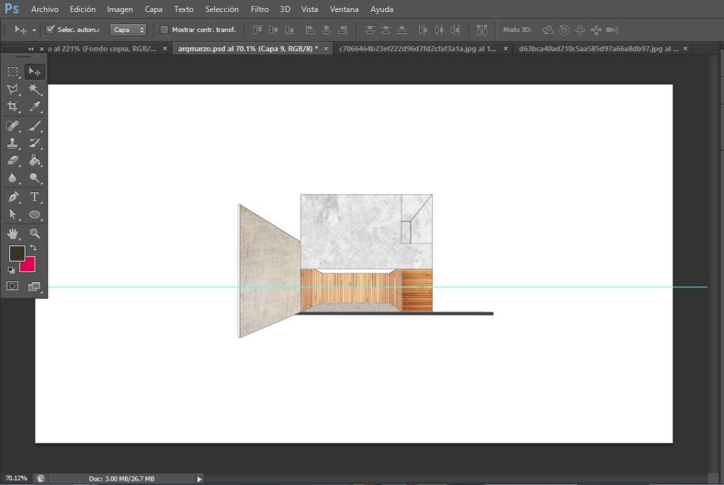 Renderizado con Photoshop | Fachadas 7 6 1