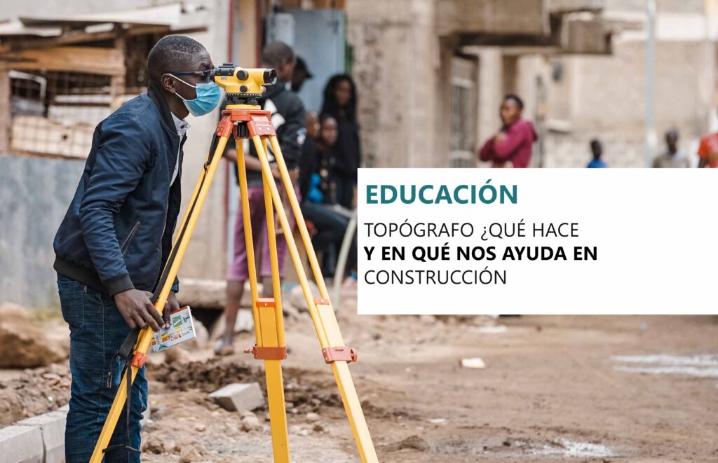 Portada qué hace un topógrafo