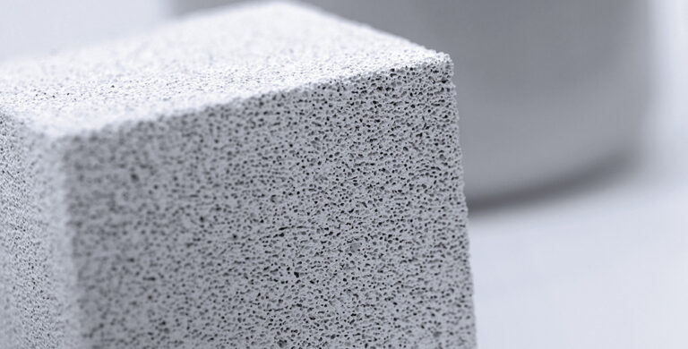 block de concreto celular gris